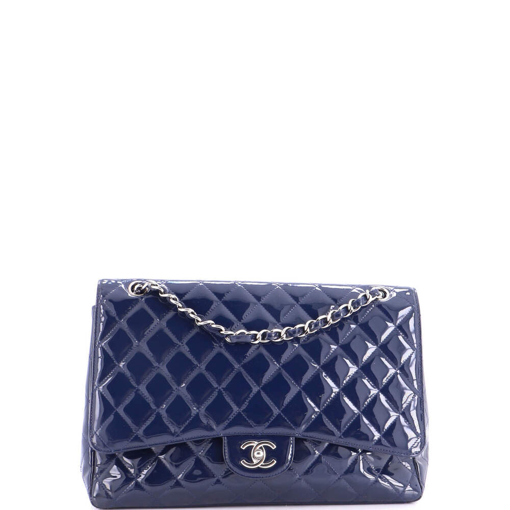 Chanel Jumbo Classic Double Flap Bag Quilted Patent